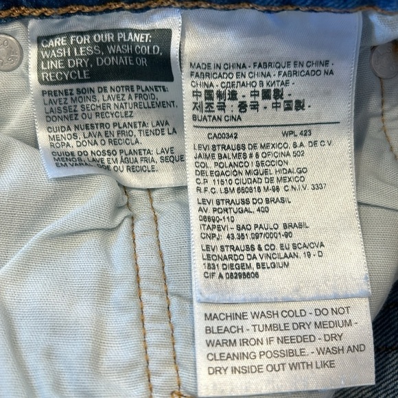 Levi's Premium 501 S Big E Women's Buttonfly Distressed Skinny Jeans Size 28x28 - Picture 11 of 16